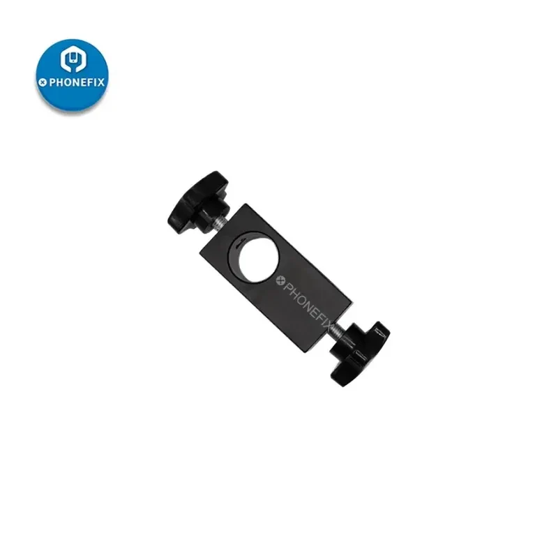 Bras rotatif métallique de 25 mm de diamètre pour support de microscope industriel