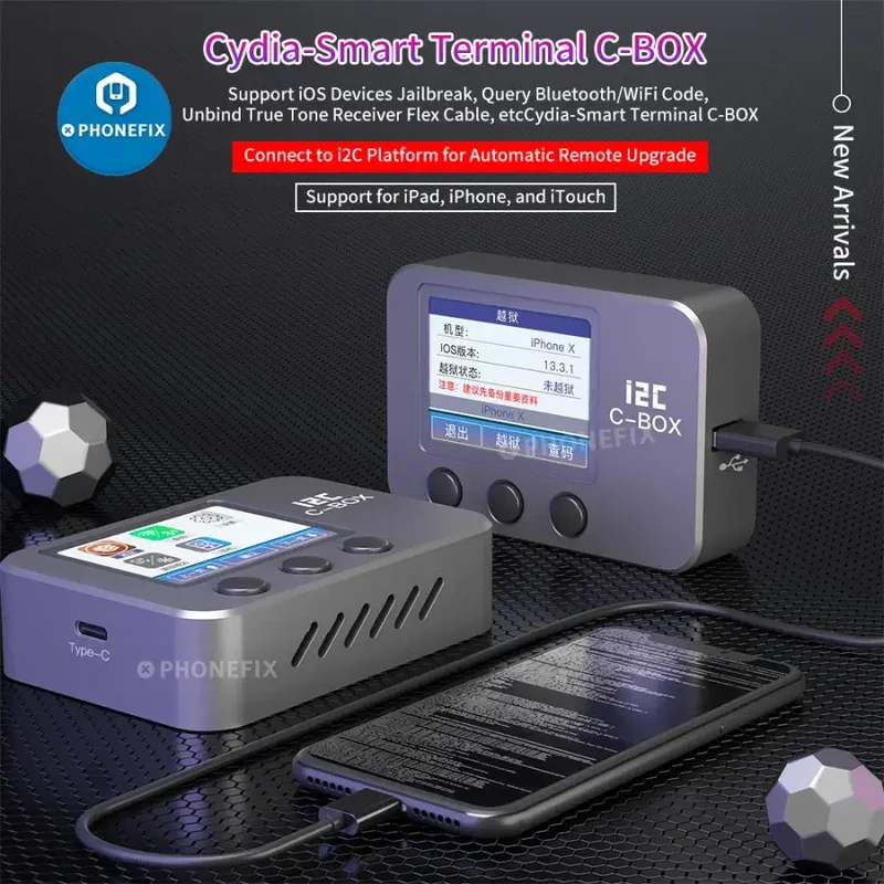 Outil de jailbreak I2C C-BOX pour contourner l'identifiant et le mot de passe iCloud pour iPhone et iPad