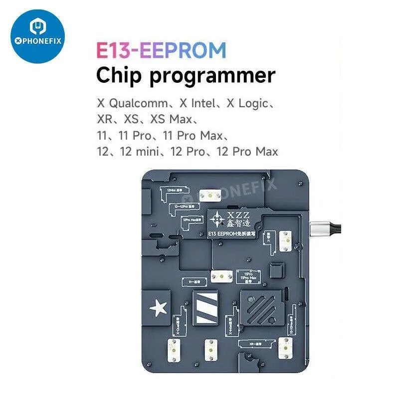Programmateur de lecture et d'écriture de puce EEPROM XZZ pour iPhone X-16 Pro Max