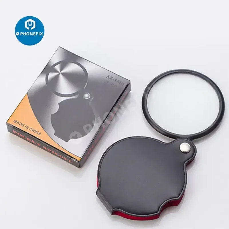 Loupe de poche multifonctionnelle 8X pour bijoux