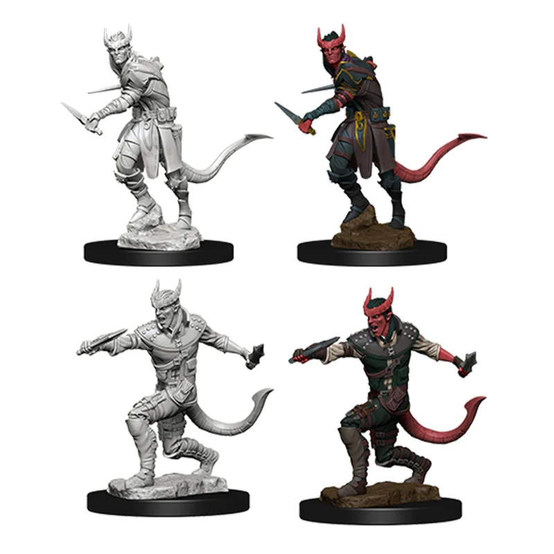 Wizkids D&D Nolzurs Marvelous Unpainted Miniatures Tiefling Male Rogue