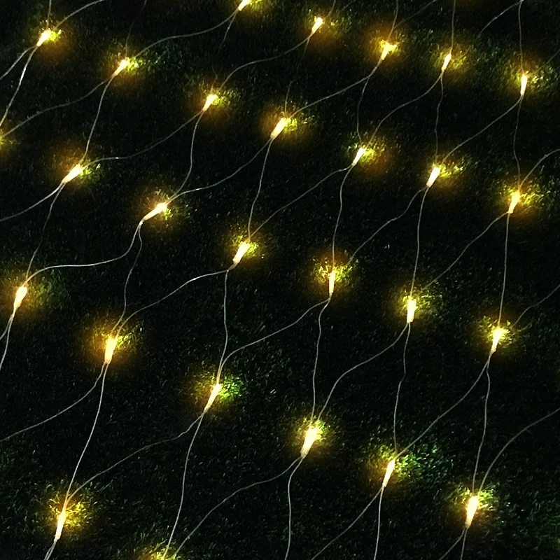 Jingle Jollys ChristmasLights 4mx6m Net String Light 1000 LED Warm White