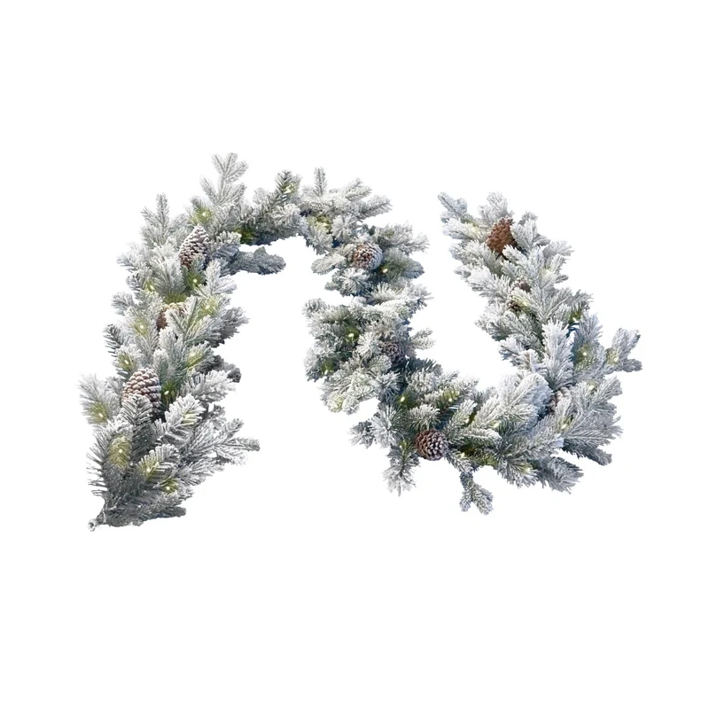 Christabelle 2.7m Christmas Garland with Lights - Dorchester