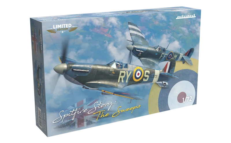 1/72 Spitfire Story The Sweeps Dual Combo Model Kit