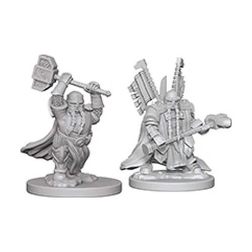 Wizkids Dungeons & Dragons D&D Nolzur's Marvelous Unpainted Minis Dwarf Male Paladin