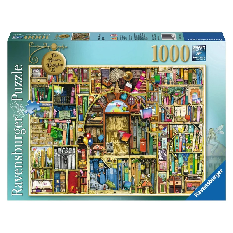 Ravensburger 1000pc The Bizarre Bookshop No 2 Puzzle