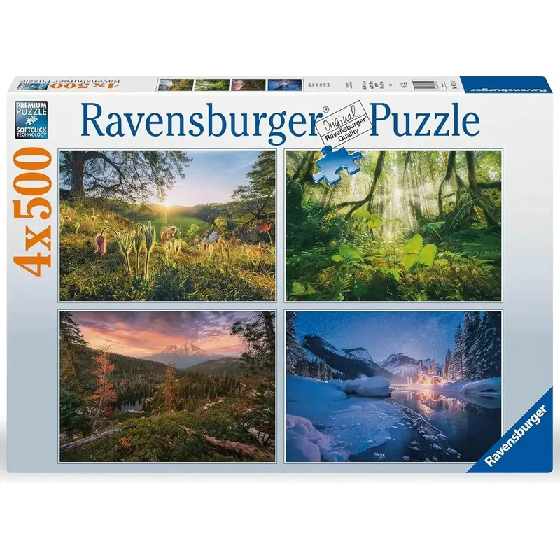 Ravensburger 4x500-Pieces Four Seasons Puzzle