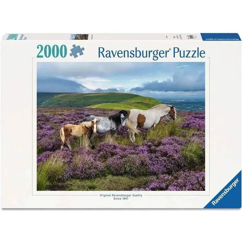 Ravensburger 2000pc Wild Horses in the Heather Puzzle