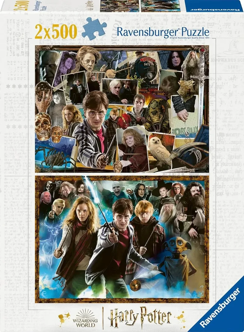 Ravensburger 2x500-Pieces The World of Harry Potter Puzzle