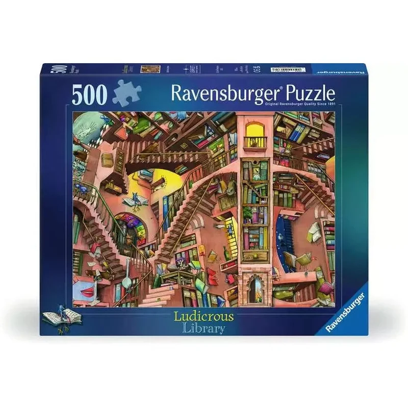 Ravensburger 500pc Ludicrous Library Puzzle