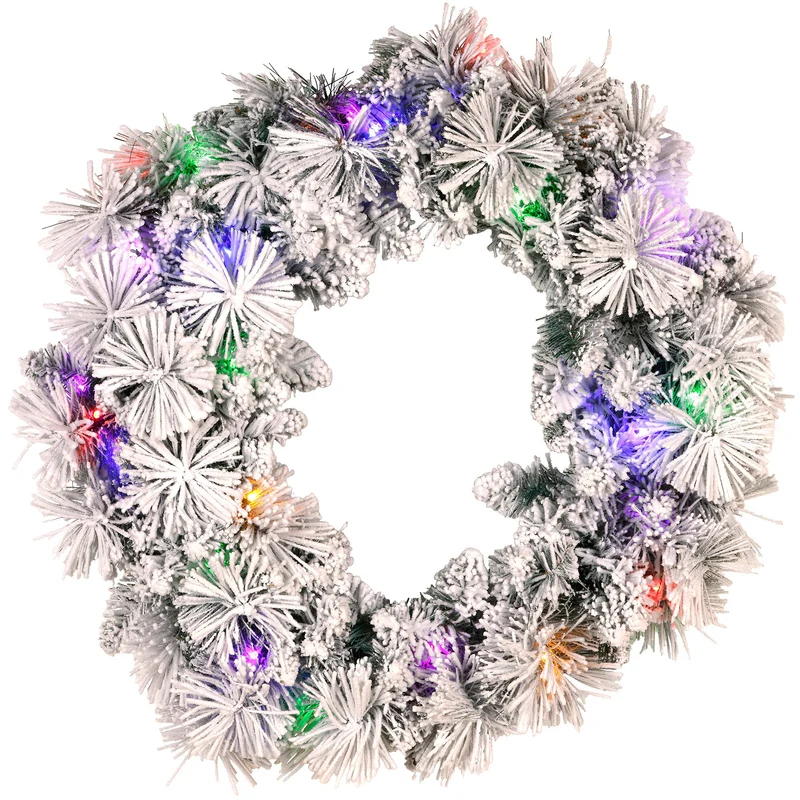 Christabelle 61cm Christmas Wreath with LED Lights