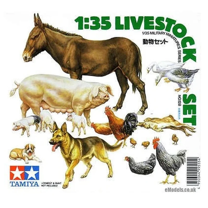 Tamiya 1/35 Livestock Set