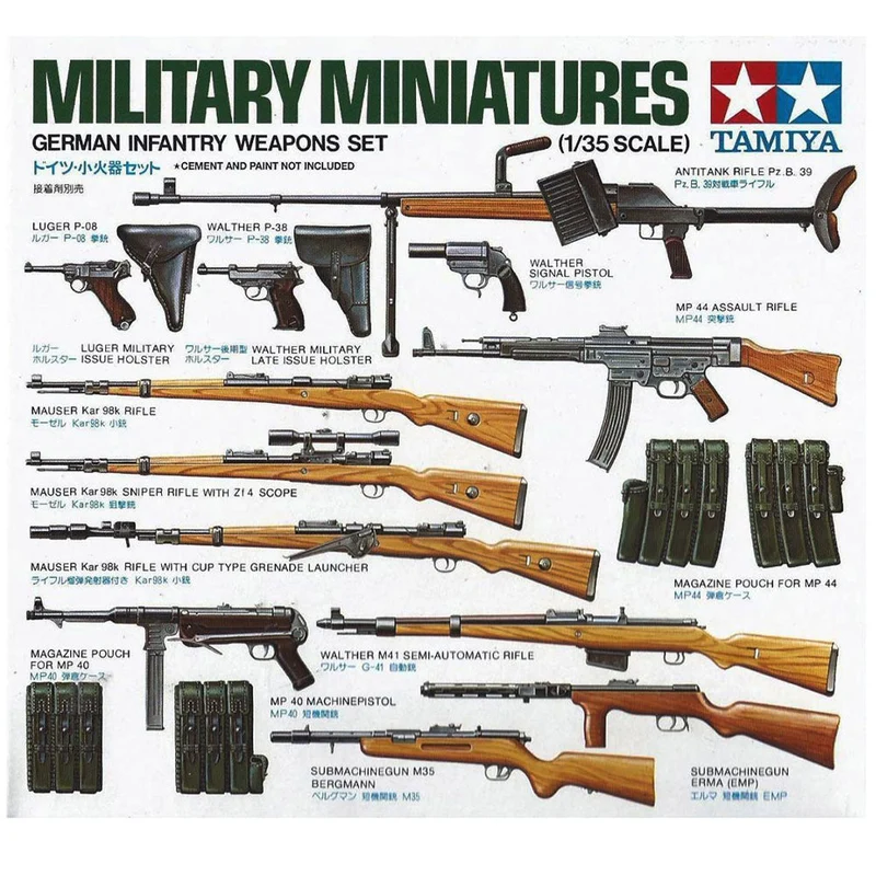 Tamiya 1/35 German Infantry Weapons Set