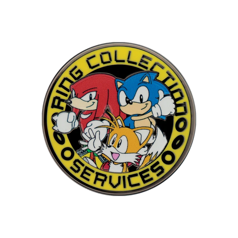 Sonic The Hedgehog - Sonic, Tails, and Knuckles Pin Badge - Limited Edition