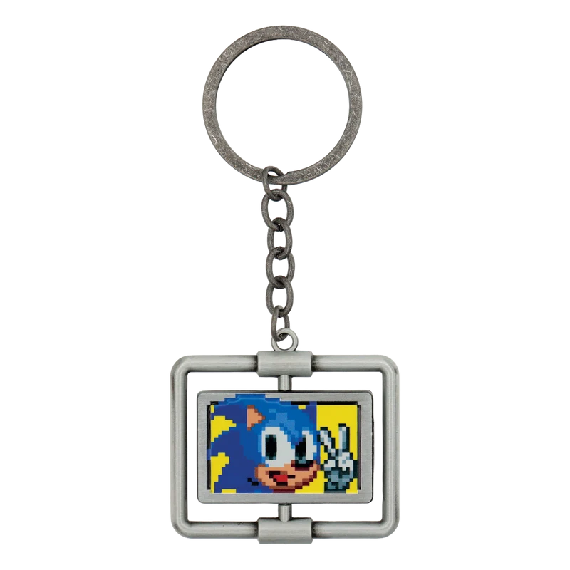 Sonic The Hedgehog - Spinning Keyring - Limited Edition