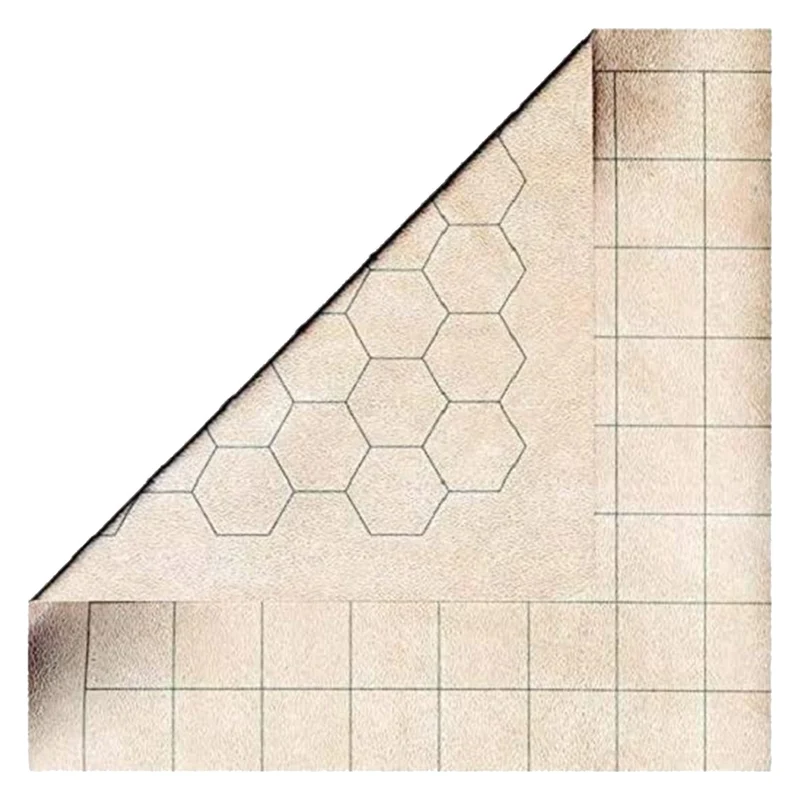 Chessex Reversible Battlemat 1 Squares & 1 Hexes 23.5 x 26 inches