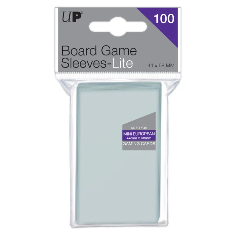 Ultra Pro: UP85941 Lite Mini European Board Game Sleeves 44mmx68mm 100ct