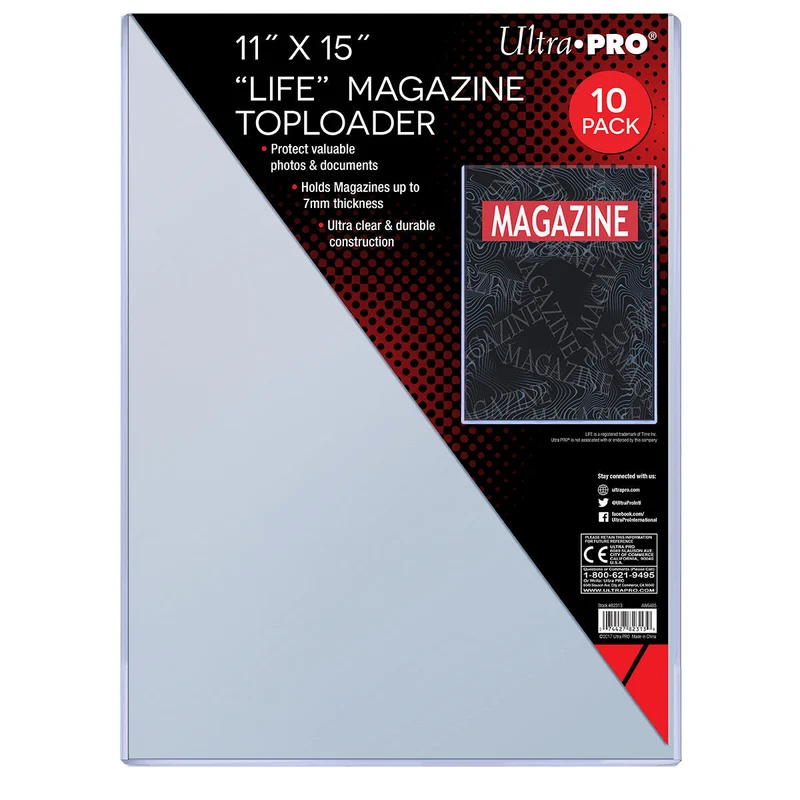 Ultra Pro: UP82313 11"x15" Toploader 10ct