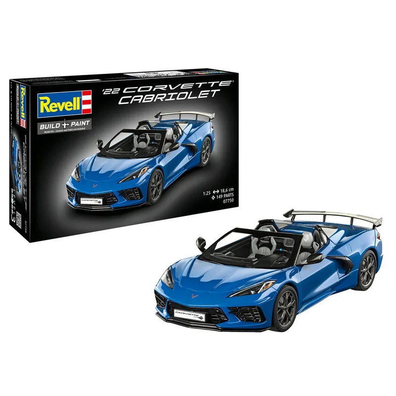 1/25 Corvette C8 Cabriolet Model Kit