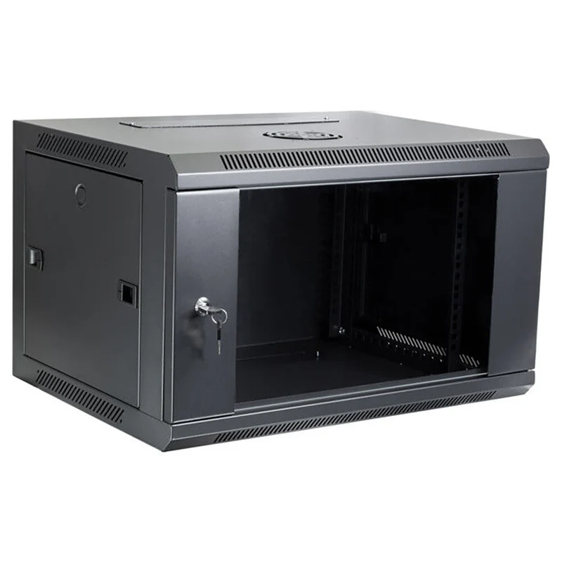 Pro2 6RU Wall Mount Cabinet Server Rack with Glass Door 600x450mm