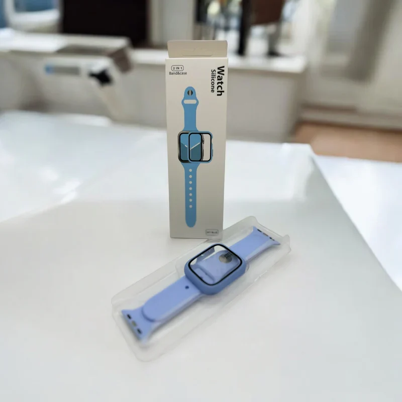 Watch Silicon 2 IN 1 Band&Case For Apple Watch (40m/light blue)