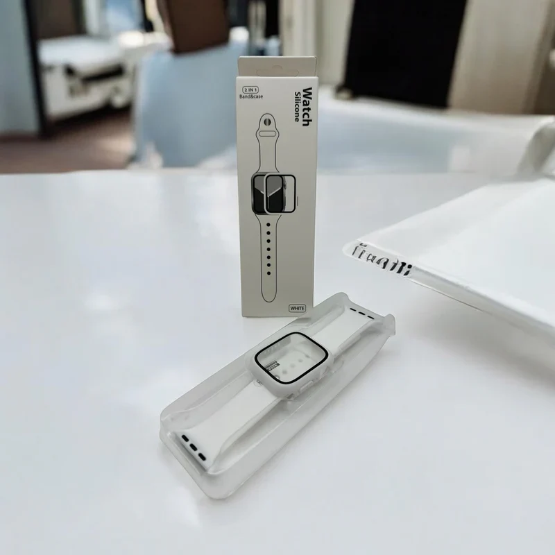 Watch Silicon 2 IN 1 Band&Case For Apple Watch (41m/white)