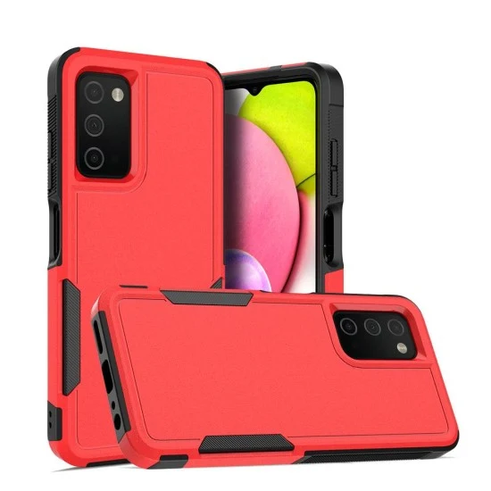 Traveler Hybrid Case For Moto G Play 2024 (red)