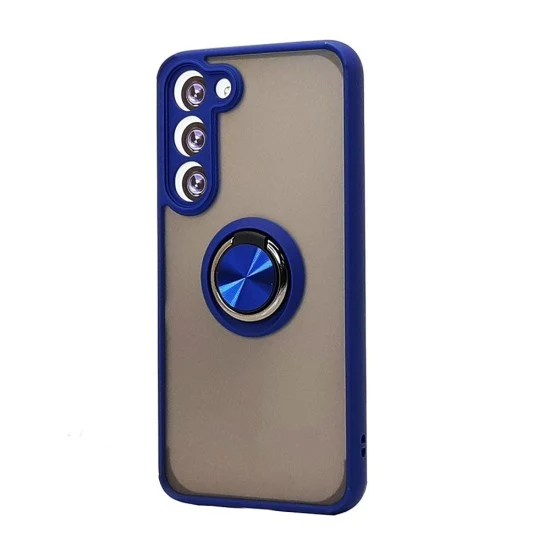 TPU Case w/ Magnetic Ring for Samsung S25 (blue)