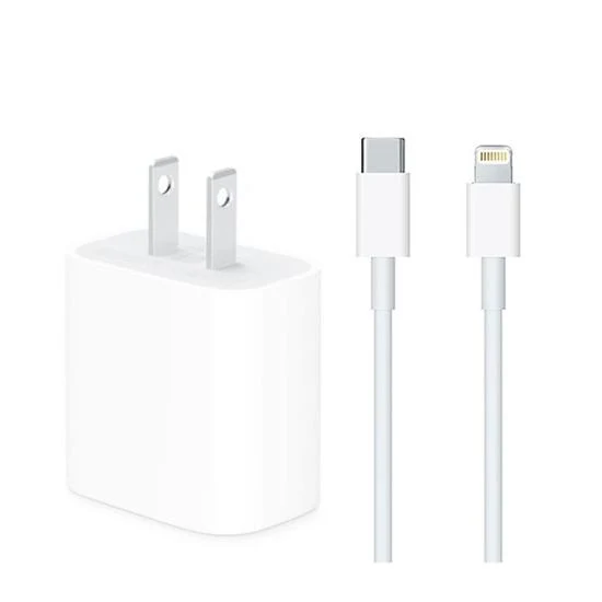 Ensemble Fils Et Chargeur 20W USB-C A LIGHTNING