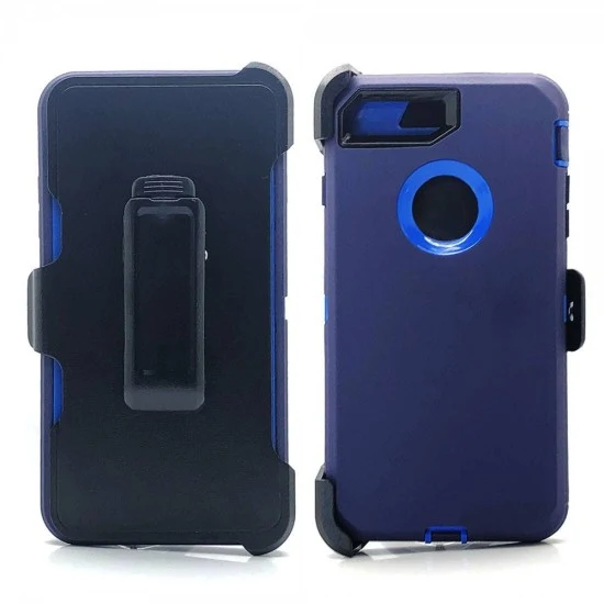 Defender Case w/ Clip For iPhone 8 / 7 / SE2 / SE3 (blue)