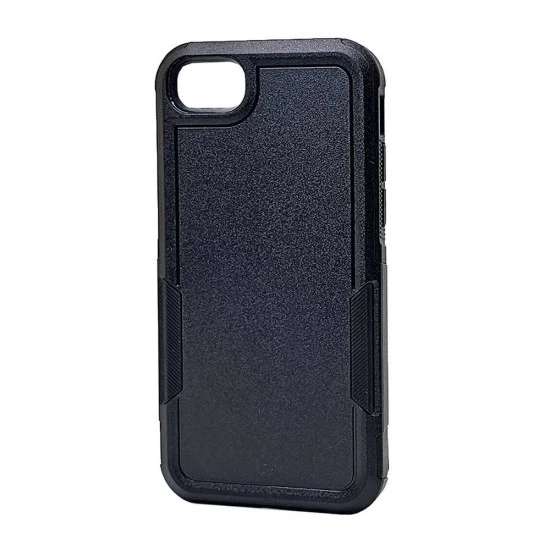 Traveler Hybrid Case For iPhone 8 / 7 / SE2 / SE3 (black)