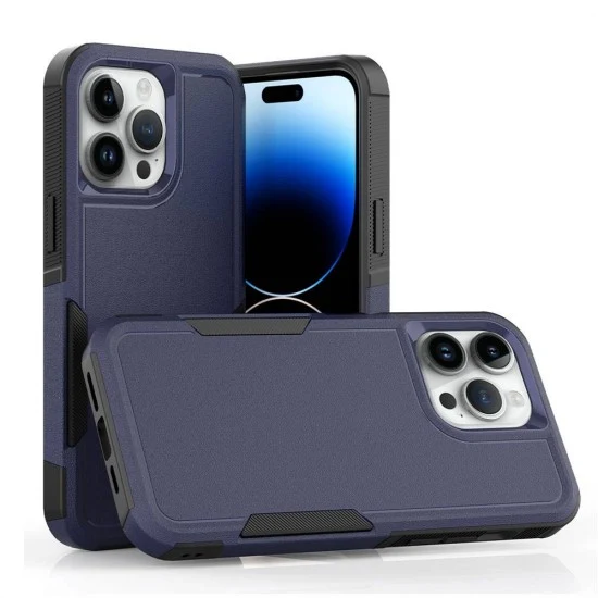 Traveler Hybrid Case For iPhone 16 Pro Max (navy)