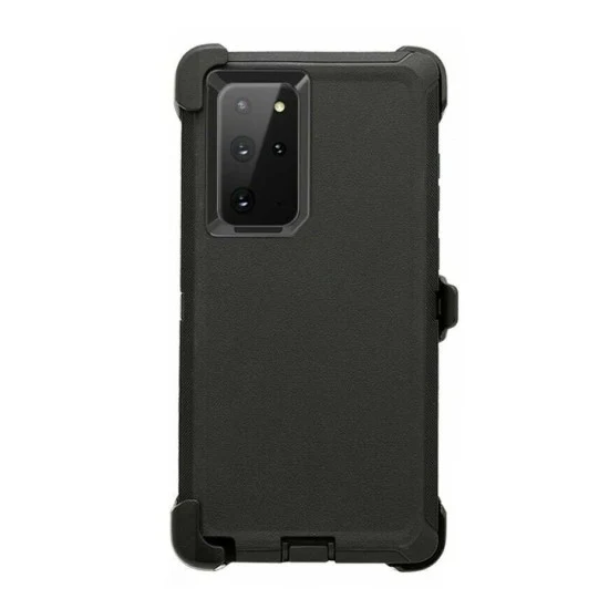 Defender Case w/ Clip For Samsung S20 Ultra (black)