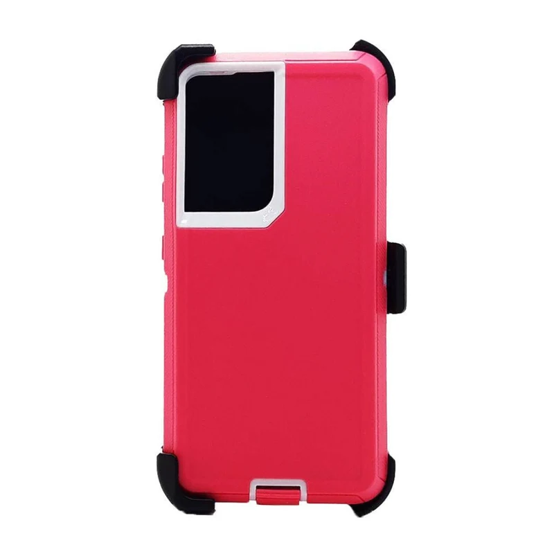 Defender Case w/ Clip For Samsung Note 20 (pink)