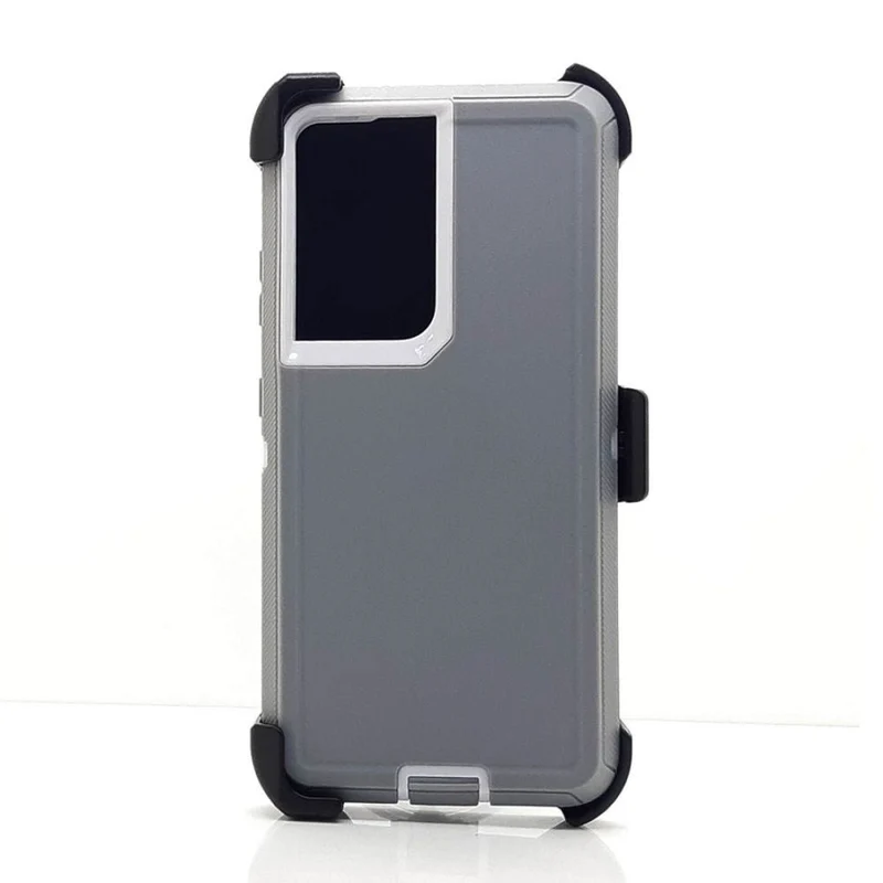 Defender Case w/ Clip For Samsung Note 20 (grey)
