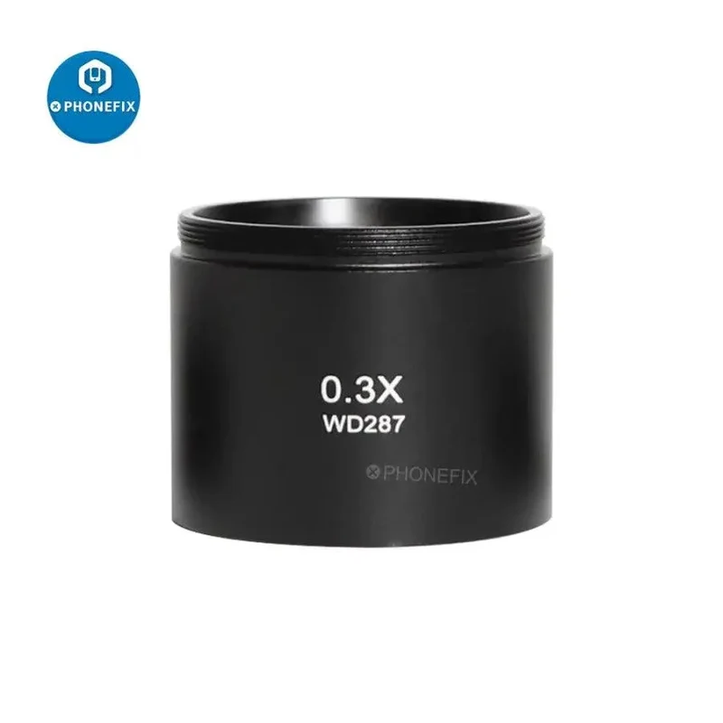 Objectifs auxiliaires 0.5X 0.7X 2.0X Adaptateur pour microscope stéréo zoom