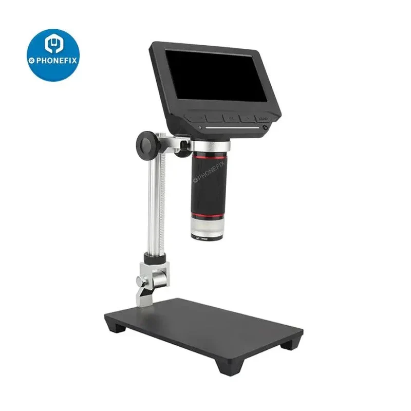 Microscope numérique 1000X avec écran LCD HD 7 pouces pour la réparation de soudures