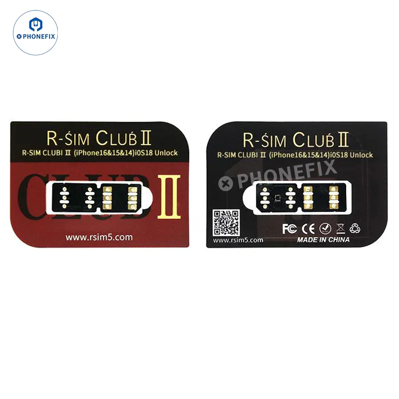 Carte de déverrouillage R-SIM CLUB 2 pour iPhone 16 iOS 18 TMSI eSIM ICCID IPCC