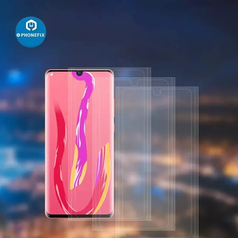 Lot de 50 films adhésifs OCA transparents pour verre OPPO A9, A11X, Reno4