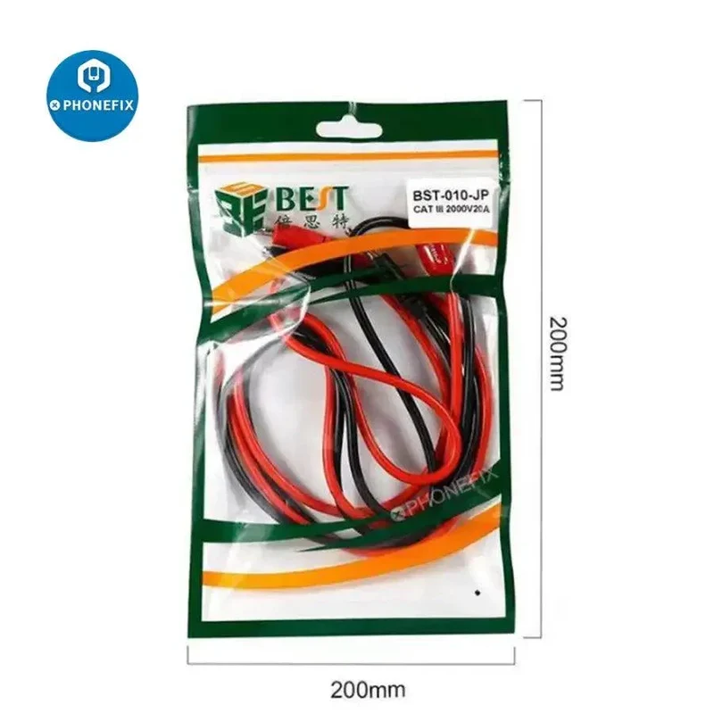 Meilleur cordon d'alimentation en silicone avec pince crocodile