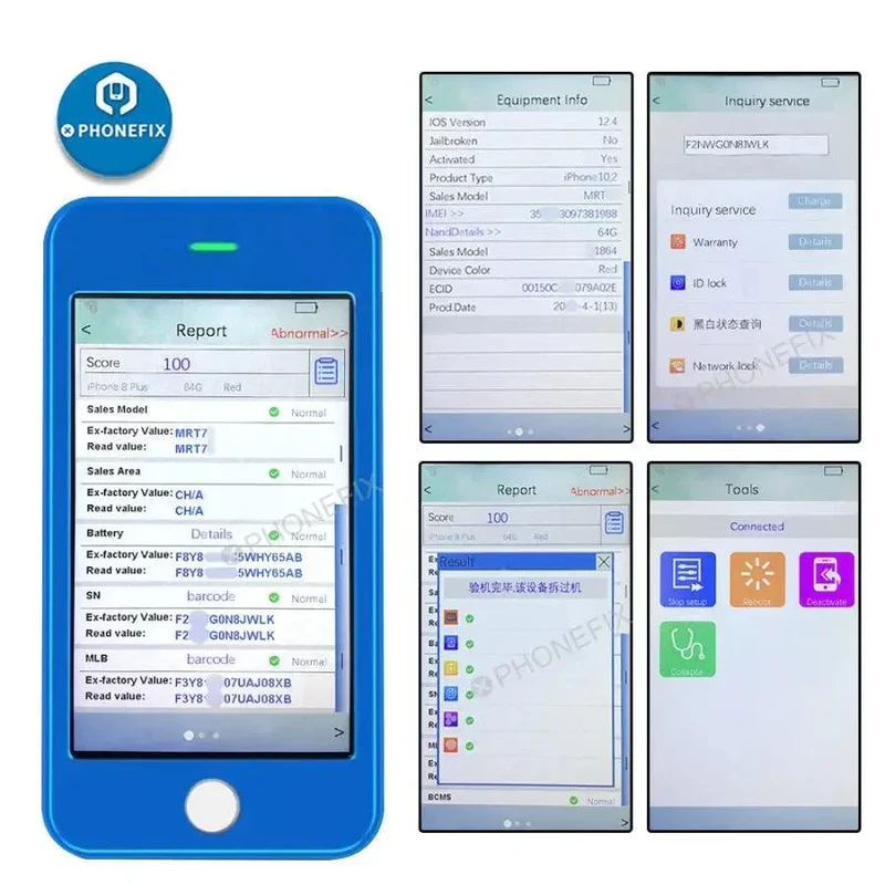 Détecteur de défauts intelligent portable pour iPhone JCID iDetector