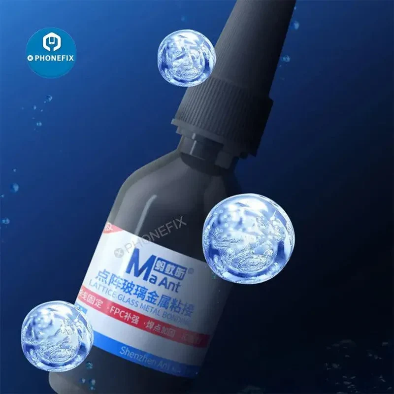 Colle adhésive pour matrice de points verre métal MaAnt F007