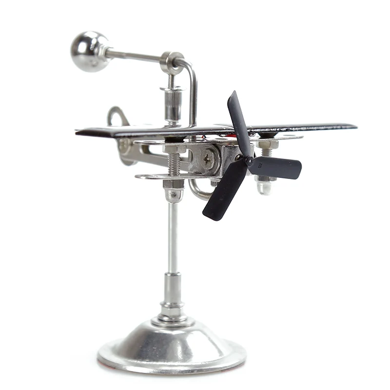 Creative Hi-Tech Solar Powered Toy Science Education Toy Desktop Display Two-Way Gravity Balanced Aircraft Solar Diy Gift