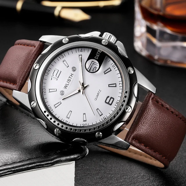 Hot Men's Waterproof Quartz Watch Retro Gentleman Casual Business Luminous Decoration Calendar Stainless Steel Strap Watch