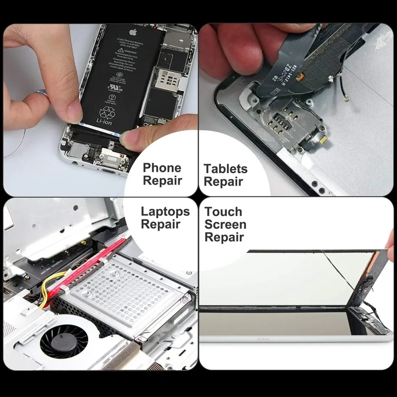 Ruban adhésif double face noir 3M pour réparation d'écran tactile de téléphone