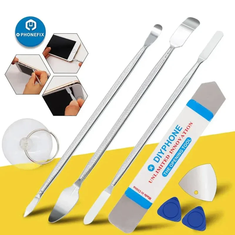 Kit de 8 outils de réparation d'ouverture d'écran pour démontage d'écran LCD de téléphone