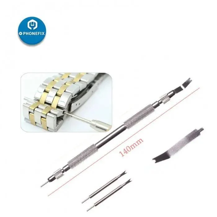 Outil de réparation de montre, barre à ressort en aiguille de pin, ensemble de barre à ressort pour bracelet de montre