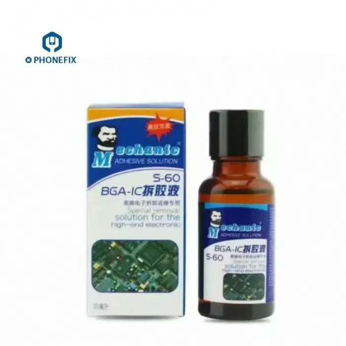 Colle adhésive super résistante pour retirer les circuits intégrés BGA de 20 ml