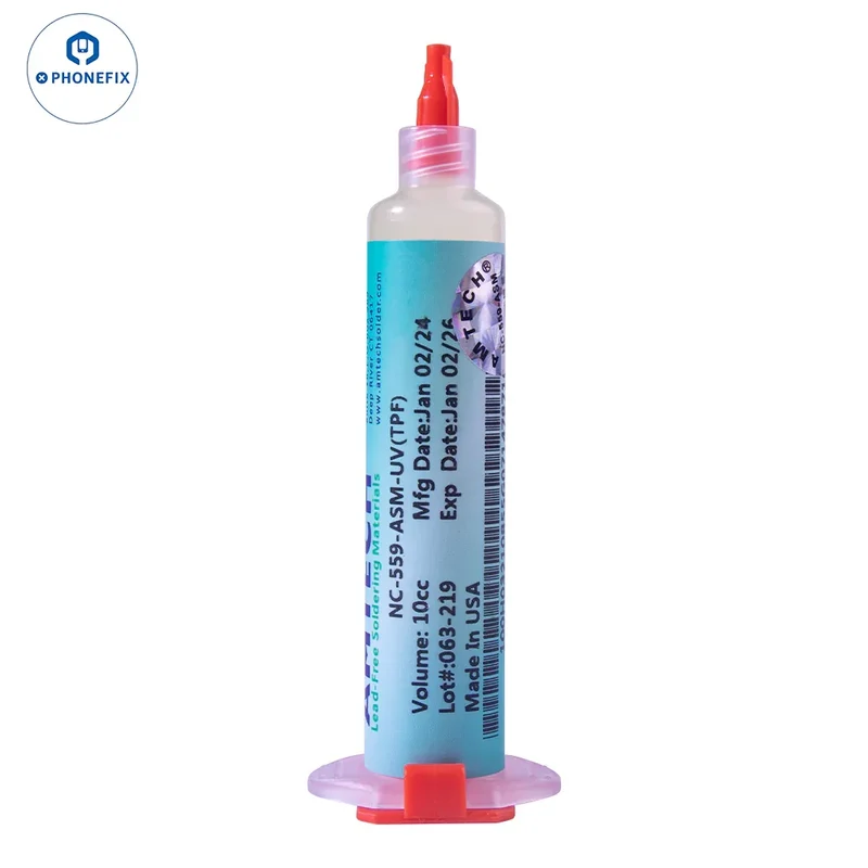 Pâte de flux de soudure sans plomb AMTECH NC-559-ASM pour réparation de soudure BGA