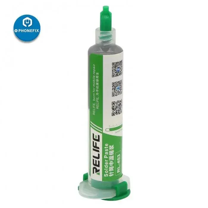 Flux de pâte à souder Relife 10 cc 183 °C sans nettoyage pour réparation de BGA